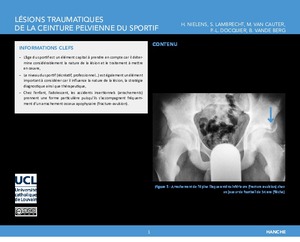 "Lésions traumatiques de la ceinture pelvienne du sportif" icon