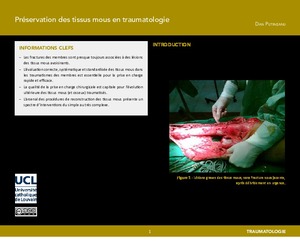 "Préservation des tissus mous en traumatologie" icon