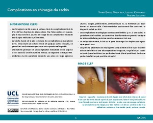 "Complications en chirurgie du rachis" icon